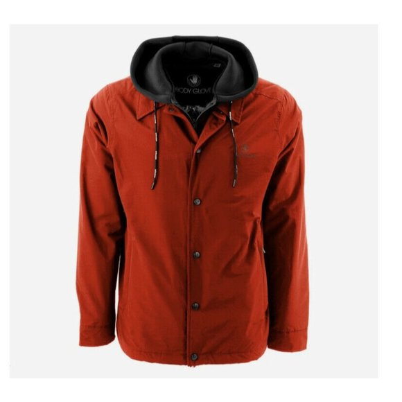 Body Glove Hooded Coach's Jacket Black NWT Medium - Picture 4 of 7